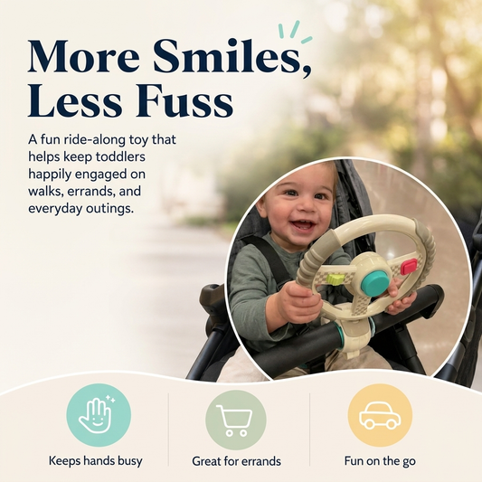 StrollPilot™ Toddler Steering Wheel