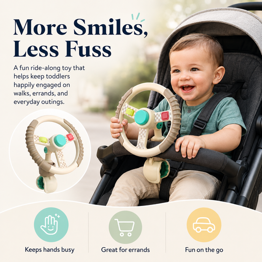StrollPilot™ Toddler Steering Wheel